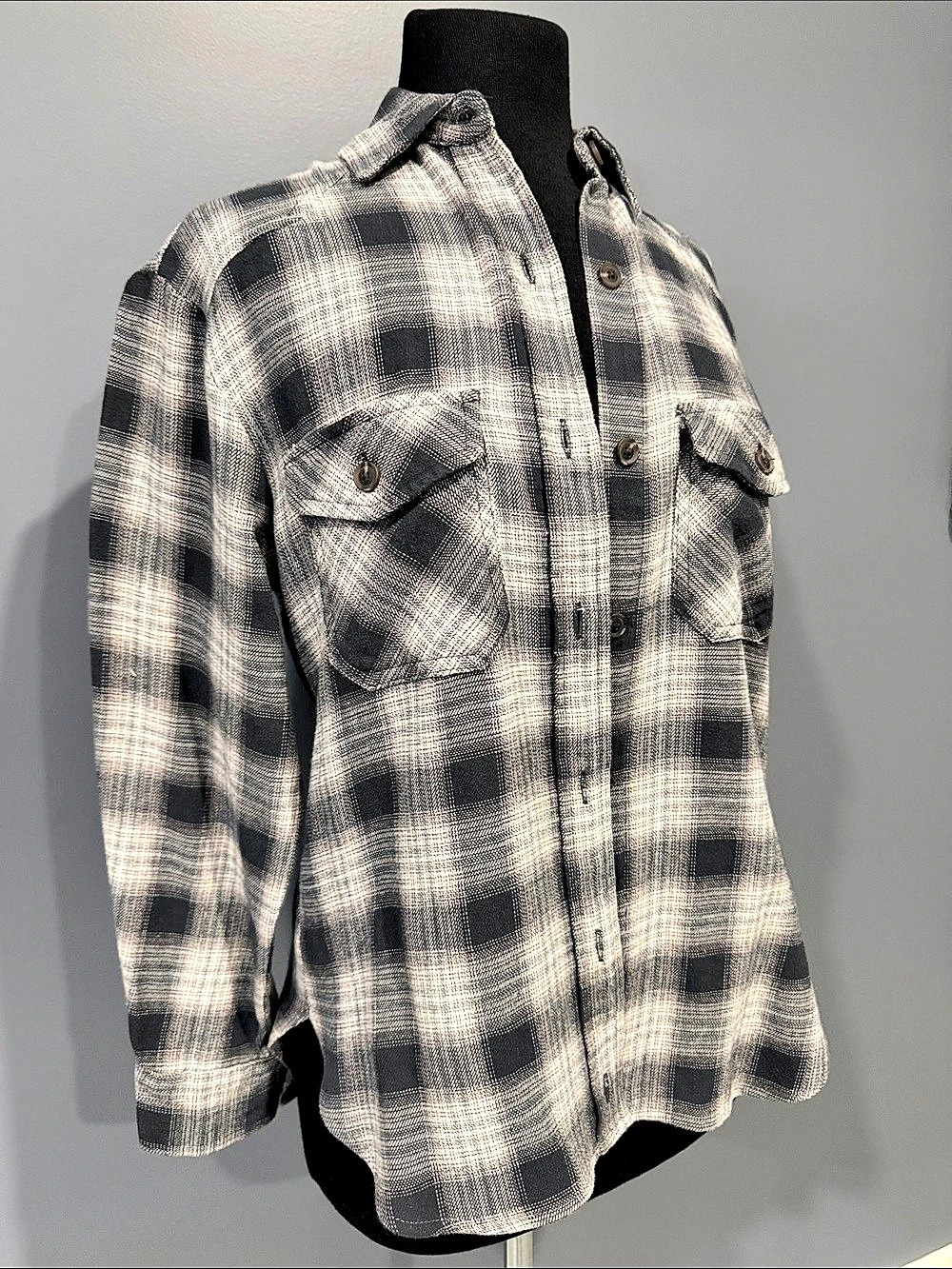 Wild Fable Oversized Long Sleeve Collared Flannel Shirt XXS